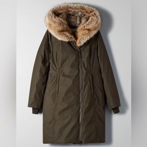 Aritzia Babaton St. Moritz Parka Size S Mid-Length Goose-Down Jacket